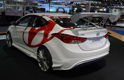 Hyundai elantra avante modified body kit spoiler sports  2 11